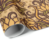 シームレスな壁紙、アールヌーボースタイル、ヴィンテージi ラッピングペーパー (ロールコーナー)