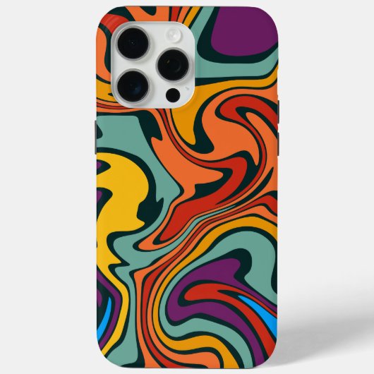 シームレスな大理石のテクスチャ Case-Mate iPhoneケース (裏面)