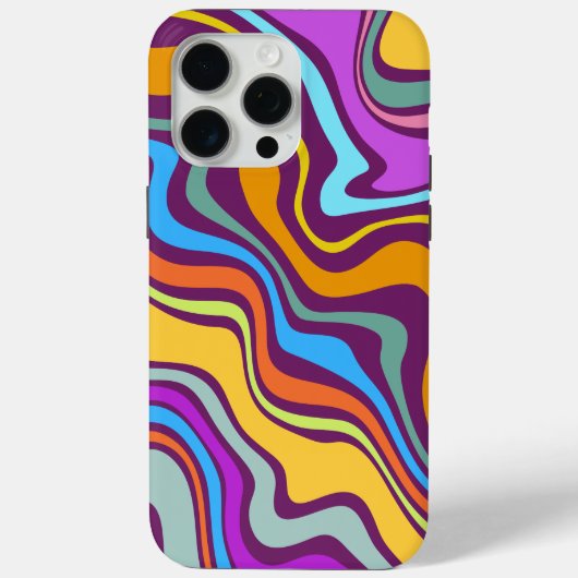 シームレスな大理石テクスチャー Case-Mate iPhoneケース (裏面)