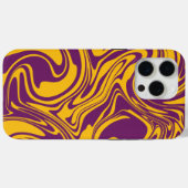シームレスな大理石テクスチャー Case-Mate iPhoneケース (裏面 (横))