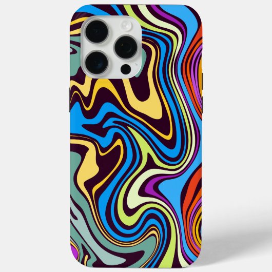 シームレスな大理石テクスチャー Case-Mate iPhoneケース (裏面)
