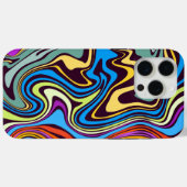 シームレスな大理石テクスチャー Case-Mate iPhoneケース (裏面 (横))