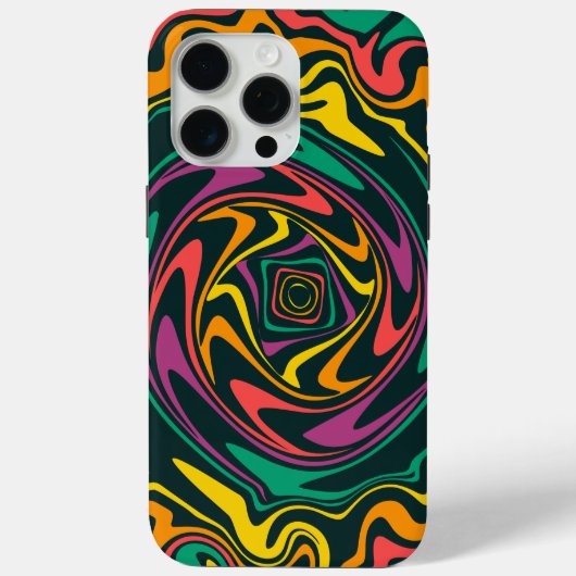 シームレスな大理石テクスチャー Case-Mate iPhoneケース (裏面)