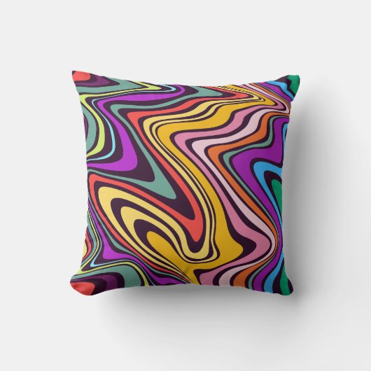 シームレスな大理石テクスチャ装飾用クッション クッション (正面)