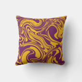 シームレスな大理石テクスチャ装飾用クッション クッション (裏面)