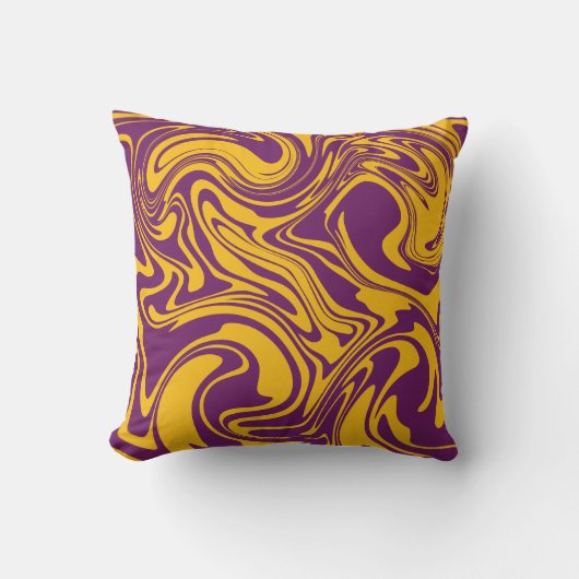 シームレスな大理石テクスチャ装飾用クッション クッション (正面)