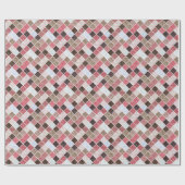 シームレスな大理石花崗岩タイルパターンレトロ ラッピングペーパー (フラット)