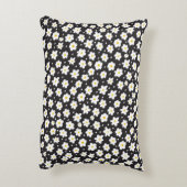 シームレスな小さなデイジーヴィンテージパターン背景 アクセントクッション (裏面(縦))