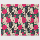 シームレスな岩の背景。抽象芸術モダンPA ラッピングペーパー (フラット)