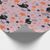 シームレスな幽霊、星、ブーラッピング紙アート ラッピングペーパー (角)