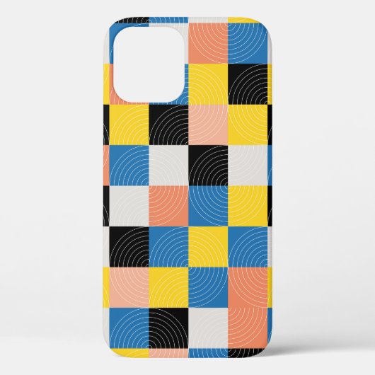 シームレスな幾何形状パターン Case-Mate iPhoneケース (裏面)