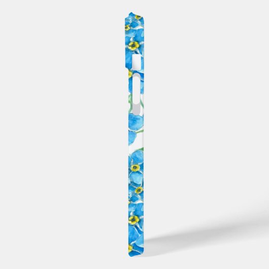 シームレスな忘れ花のパターンを使用しない Case-Mate iPhoneケース (裏面 / 左)