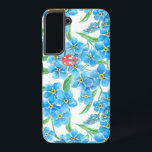 シームレスな忘れ花のパターンを使用しない SAMSUNG GALAXY S22 ケース<br><div class="desc">花やラディバグではなく私と水の色のシームレスなパターンデザイン。</div>