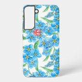 シームレスな忘れ花のパターンを使用しない SAMSUNG GALAXYケース (裏面)