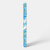 シームレスな忘れ花のパターンを使用しない SAMSUNG GALAXYケース (左側面)