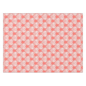 シームレスな愛バレンタインデーレースのようホワイトレースハート テーブルクロス (正面(横))