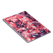 シームレスな抽象芸術の花，油絵スタイル，病気 ノートブック (右側)