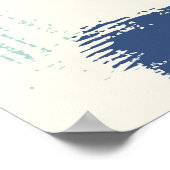 シームレスな抽象芸術パステルブラシストロークのパターンをバック ポスター (角)