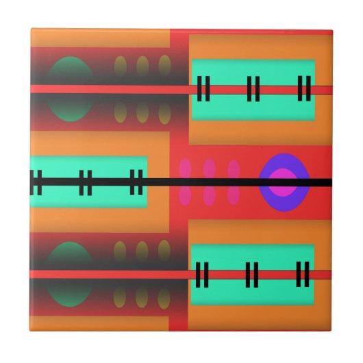 シームレスな抽象芸術パターン タイル (正面)