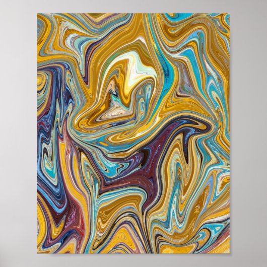 シームレスな抽象芸術パターン ポスター (正面)