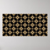 シームレスな抽象芸術フローラル模様。ヴィンテージ背景 ポスター (正面)