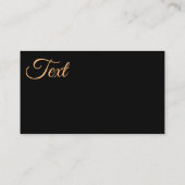 シームレスな抽象芸術フローラ花ホワイトオレンジ色 名刺 (裏面)