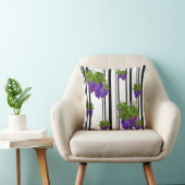 シームレスな抽象芸術マンガのグレープフルーツストライプのライン クッション (椅子)