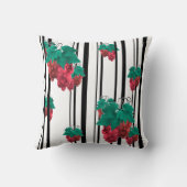 シームレスな抽象芸術マンガのグレープフルーツストライプのライン クッション (裏面)