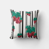 シームレスな抽象芸術マンガのグレープフルーツストライプのライン クッション (正面)