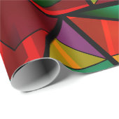 シームレスな抽象芸術モダン幾何学的形状の三角形 ラッピングペーパー (ロールコーナー)