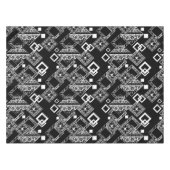 シームレスな抽象芸術モダン装飾デコールパターン テーブルクロス (正面(横))