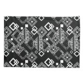 シームレスな抽象芸術モダン装飾デコールパターン 枕カバー (裏面)