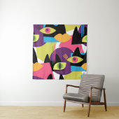 シームレスな抽象芸術ヴィンテージパターンと抽象芸術sh タペストリー (インサイチュ)