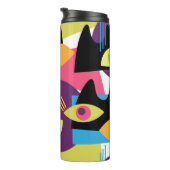 シームレスな抽象芸術ヴィンテージパターンと抽象芸術sh タンブラー (回転右)