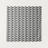 シームレスな抽象芸術幾何モダンパターン タペストリー (正面(横))