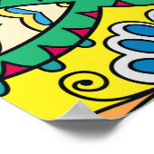 シームレスな抽象芸術手書きパターン。装飾s ポスター (角)