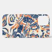 シームレスな抽象芸術線の図形パターン。高品質 Case-Mate iPhoneケース (裏面 (横))