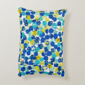 シームレスな抽象芸術背景パターン、スプラッシュ付き アクセントクッション (裏面(縦))