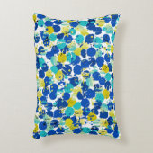 シームレスな抽象芸術背景パターン、スプラッシュ付き アクセントクッション (正面(垂直))