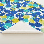 シームレスな抽象芸術背景パターン、スプラッシュ付き シェルパブランケット (3/4)