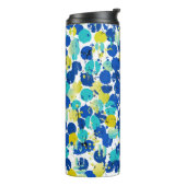 シームレスな抽象芸術背景パターン、スプラッシュ付き タンブラー (回転左)