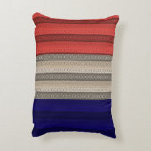 シームレスな抽象芸術装飾デコのレトロヴィンテージ アクセントクッション (裏面(縦))