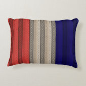 シームレスな抽象芸術装飾デコのレトロヴィンテージ アクセントクッション (裏面)