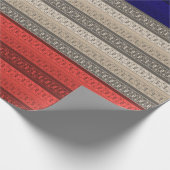 シームレスな抽象芸術装飾デコのレトロヴィンテージ ラッピングペーパー (角)