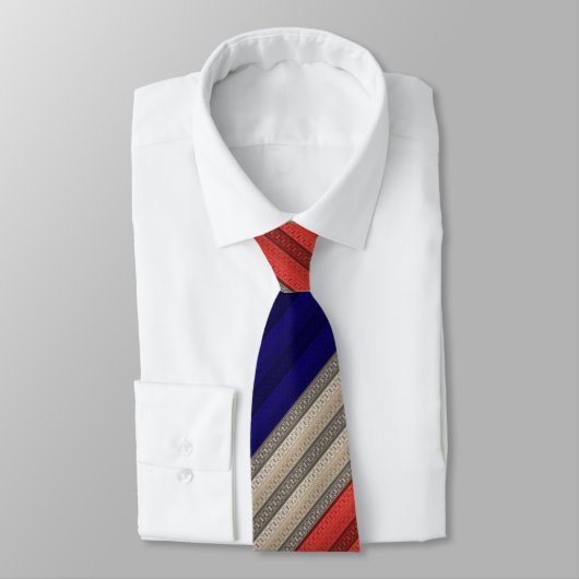 シームレスな抽象芸術装飾用デコ – レトロヴィンテージ ネクタイ (タイ)