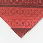 シームレスな抽象芸術装飾用デコ – レトロヴィンテージ フリースブランケット (角)