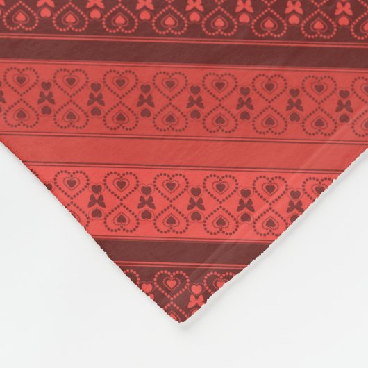 シームレスな抽象芸術装飾用デコ – レトロヴィンテージ フリースブランケット (角)