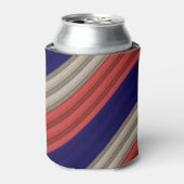 シームレスな抽象芸術装飾用デコ – レトロヴィンテージ 缶クーラー (缶正面)