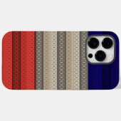 シームレスな抽象芸術装飾用デコ – レトロヴィンテージ Case-Mate iPhoneケース (裏面 (横))