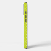 シームレスな明るいライムドット柄 Case-Mate iPhoneケース (裏面 / 左)